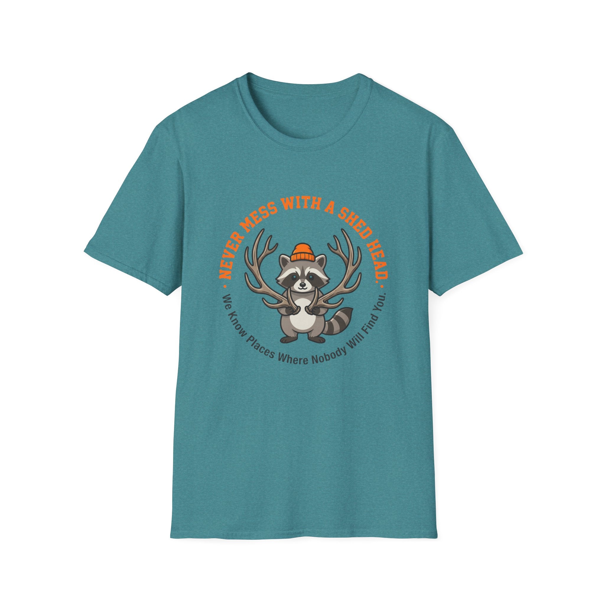 Never Mess With A Shed Head Raccoon T-Shirt
