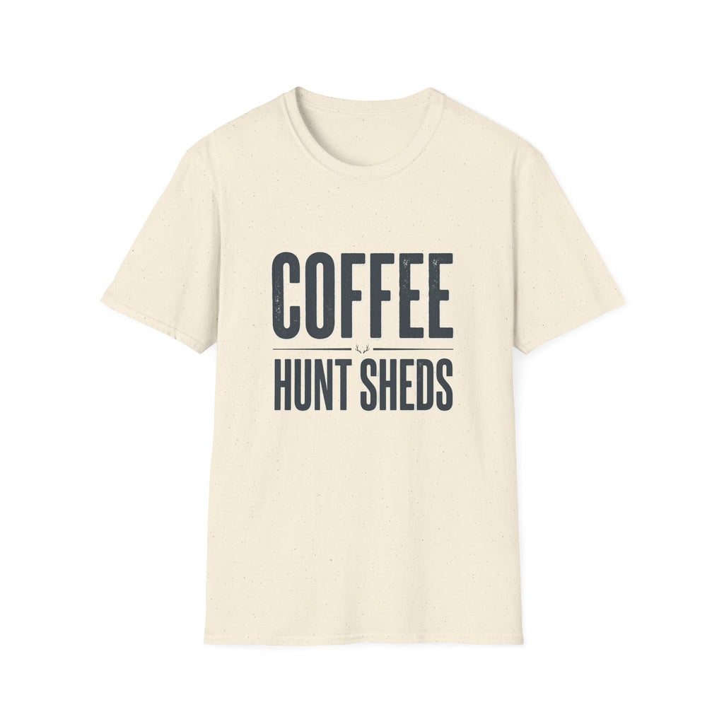 Drink Coffee & Hunt Sheds Antler T-Shirt