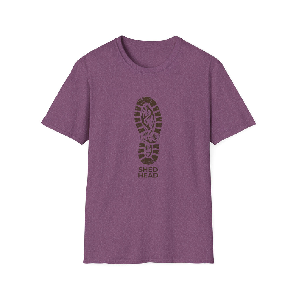 Shed Head Hiking Boot Print T-Shirt