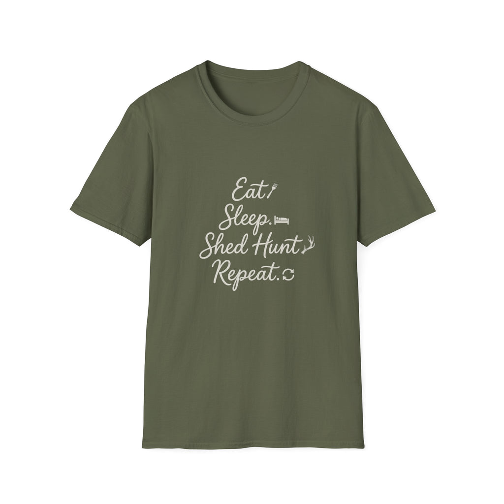 Eat. Sleep. Shed Hunt. Repeat. T-Shirt