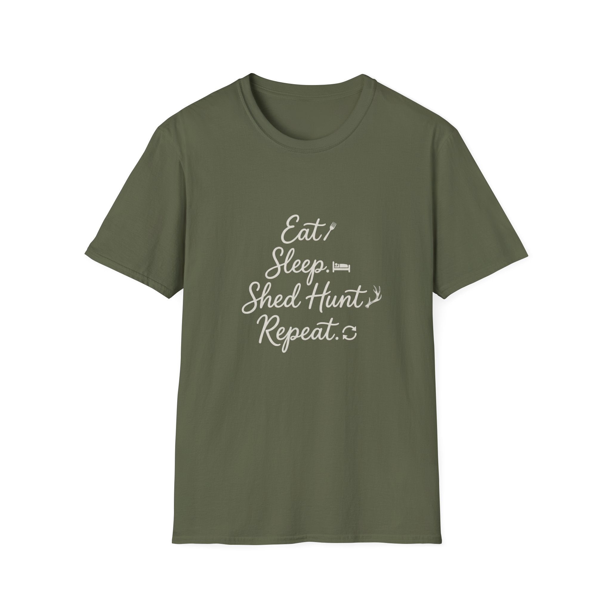 Eat. Sleep. Shed Hunt. Repeat. T-Shirt
