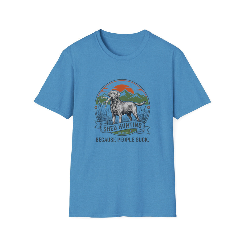 "Because People Suck" Dog with a Bone T-Shirt