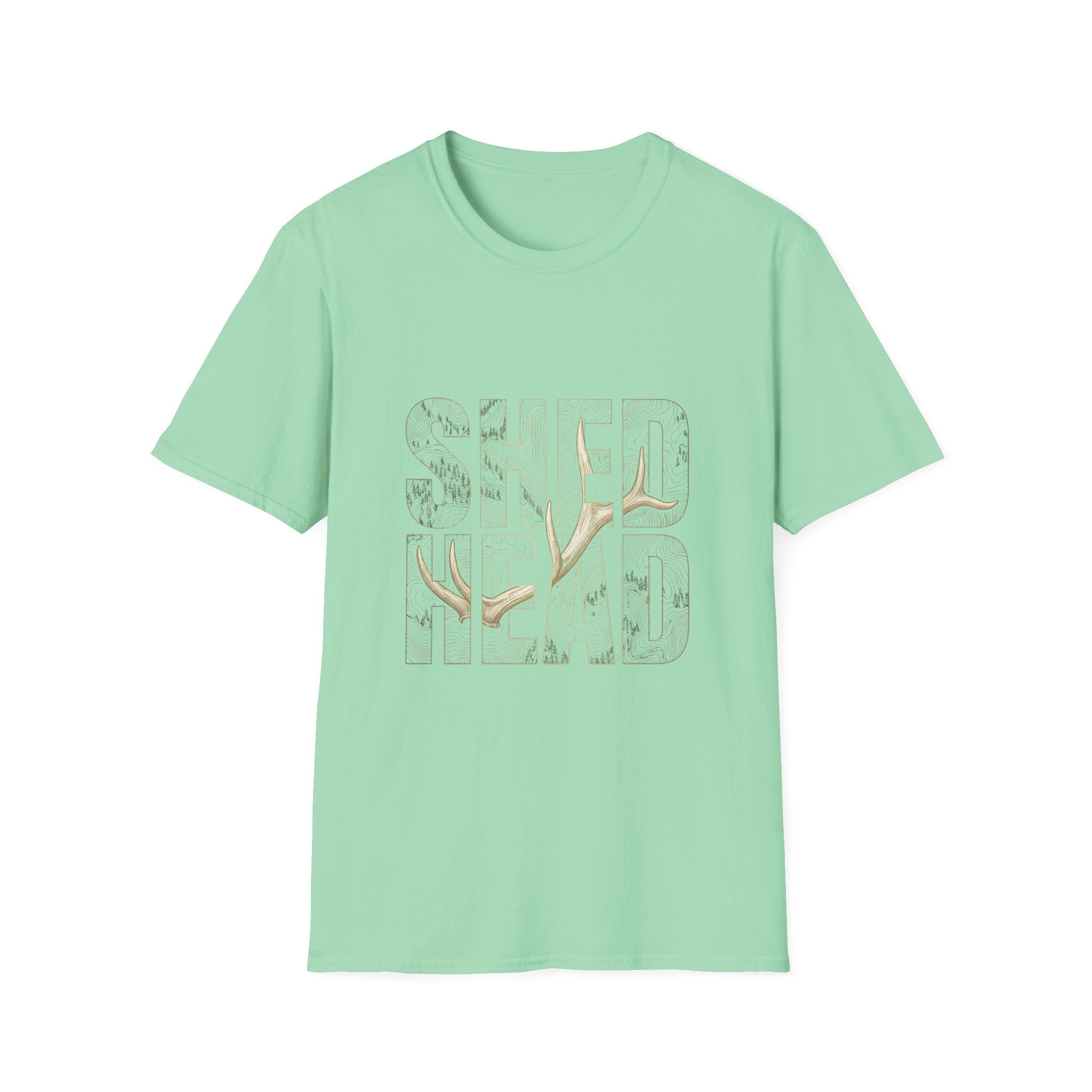 SHED HEAD Elk Antler Topography T-Shirt