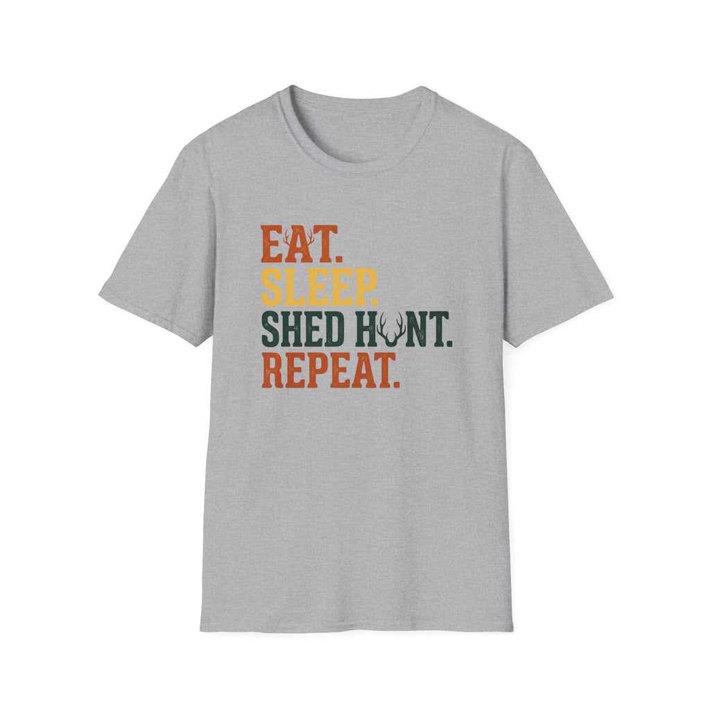 Eat. Sleep. Shed Hunt. Repeat. Antler T-Shirt