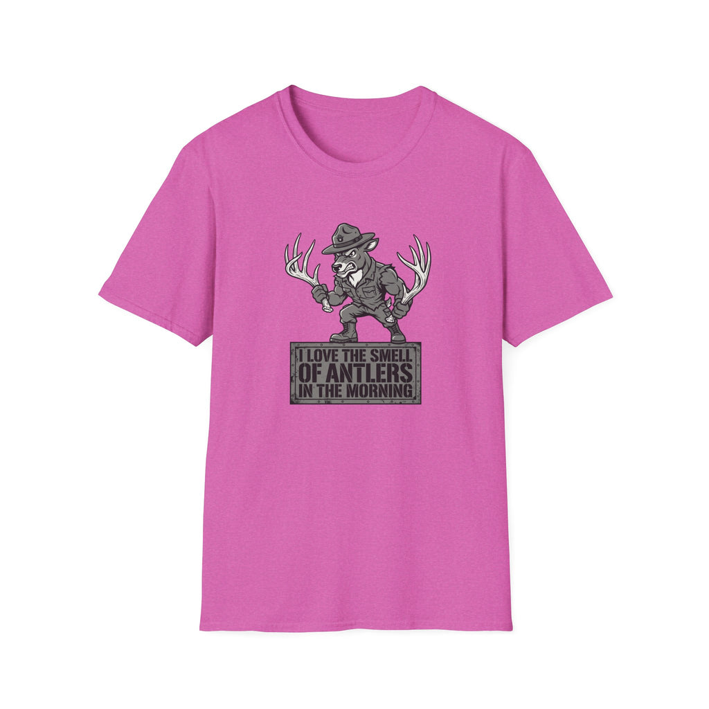 I Love the Smell of Antlers in the Morning. Deer Sargeant T-Shirt