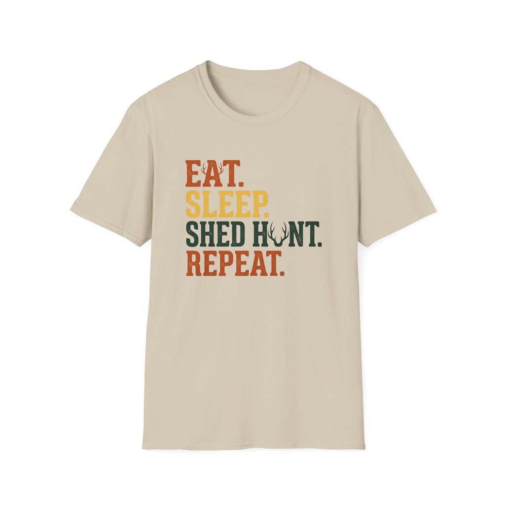 Eat. Sleep. Shed Hunt. Repeat. Antler T-Shirt