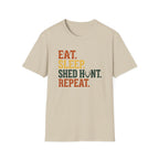 Eat. Sleep. Shed Hunt. Repeat. Antler T-Shirt
