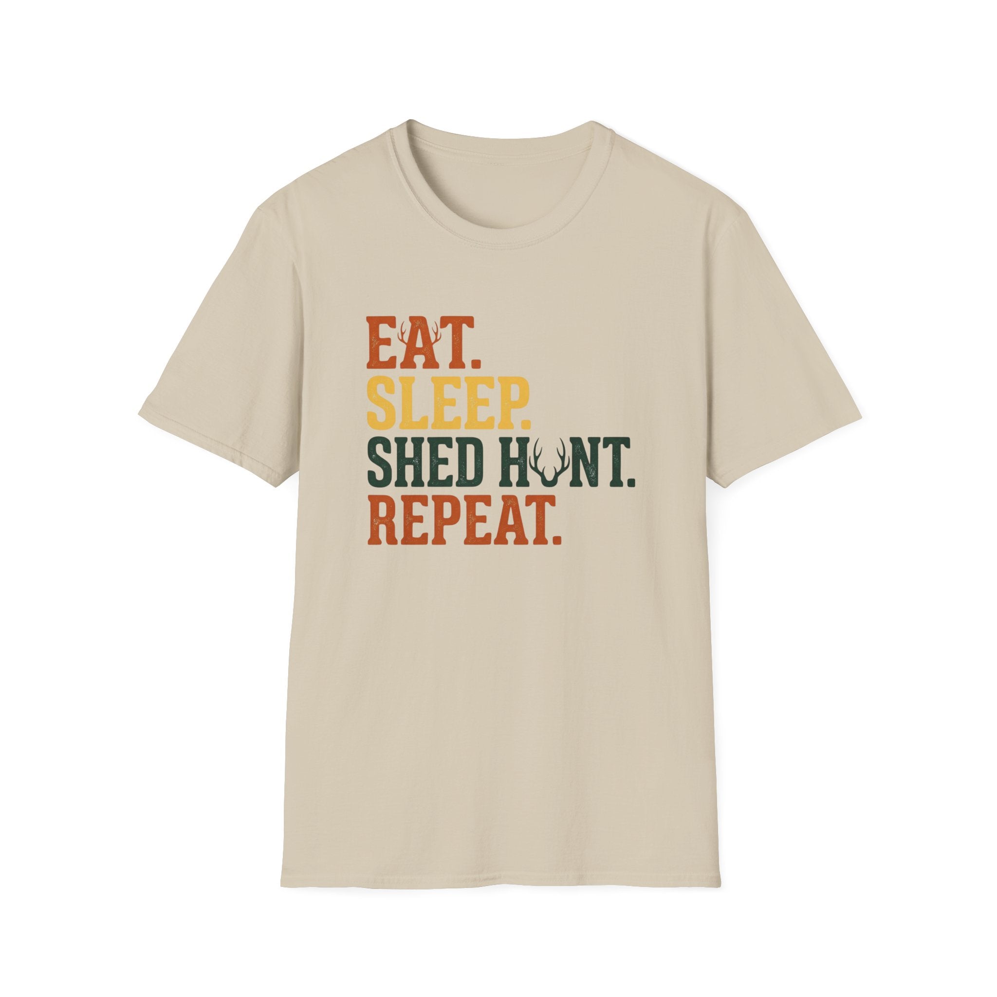 Eat. Sleep. Shed Hunt. Repeat. Antler T-Shirt