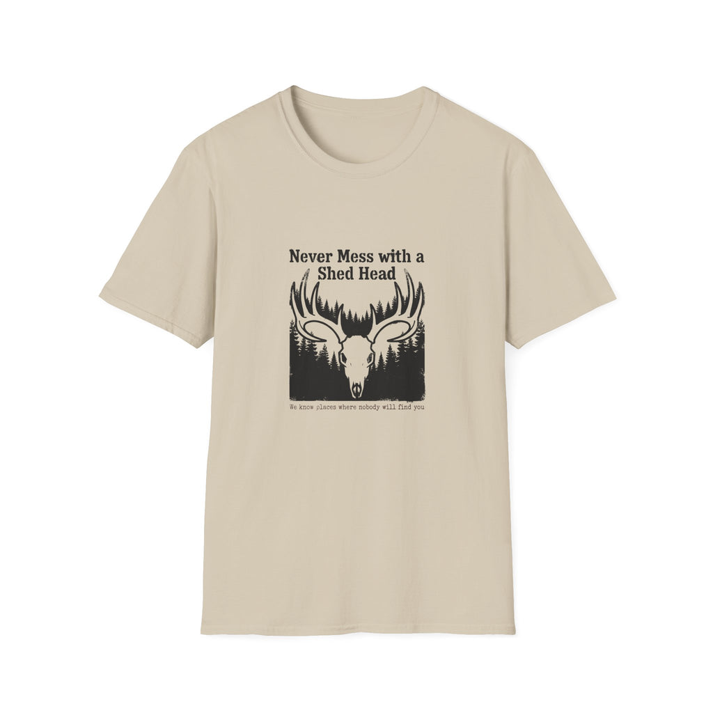 Never Mess With A Shed Head Skull T-Shirt