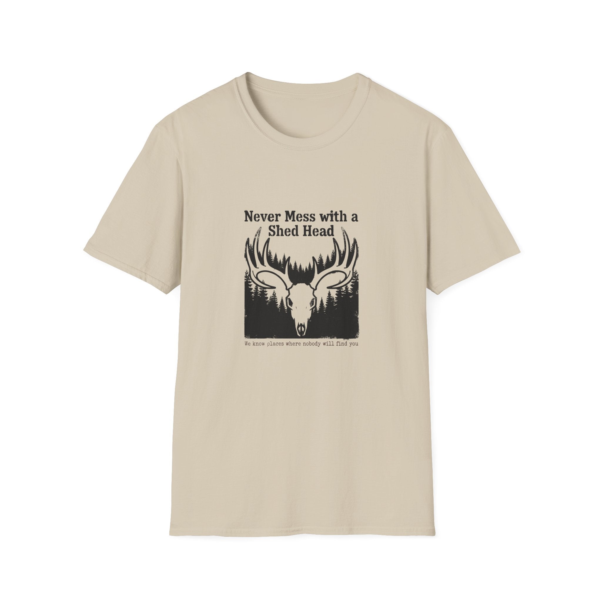 Never Mess With A Shed Head Skull T-Shirt