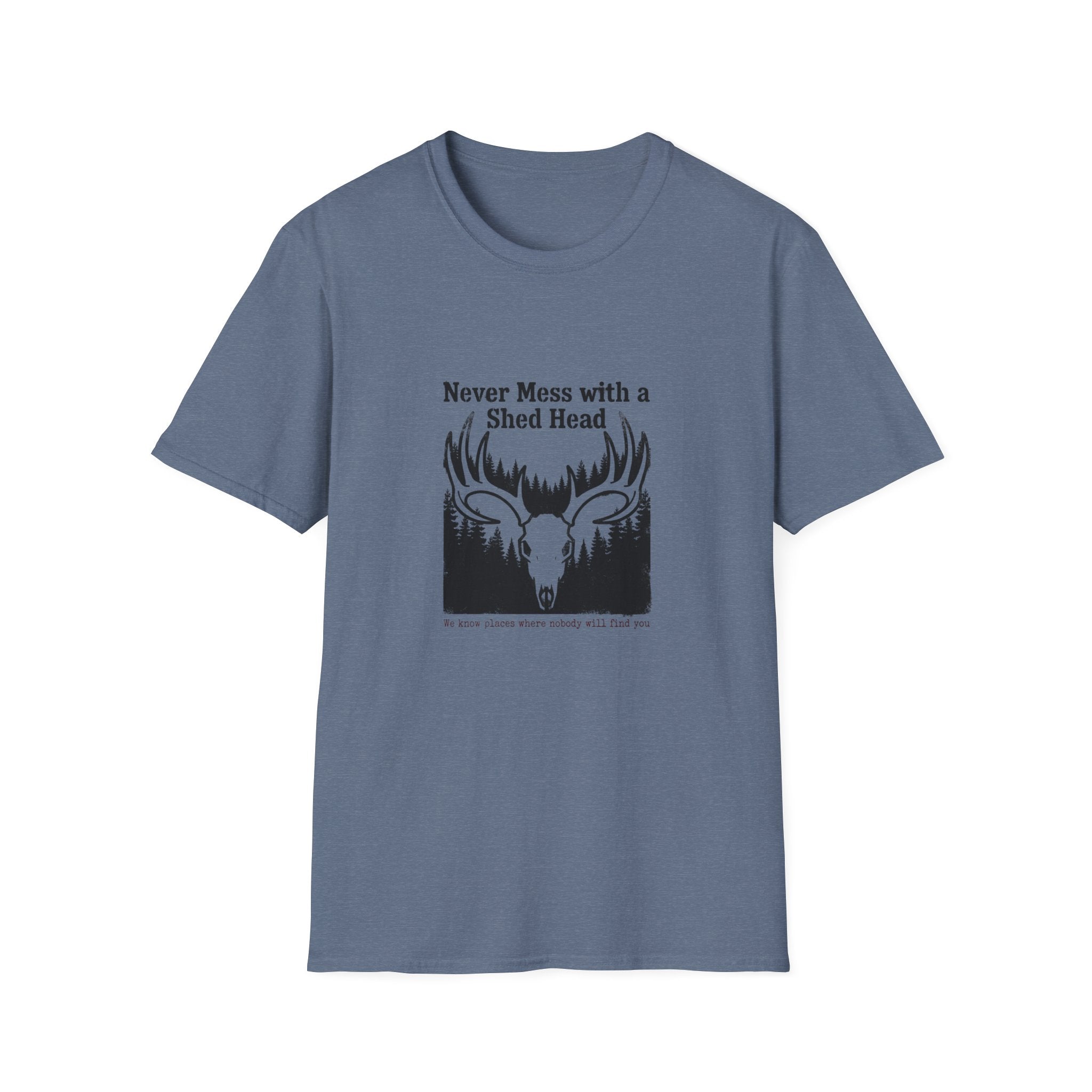 Never Mess With A Shed Head Skull T-Shirt