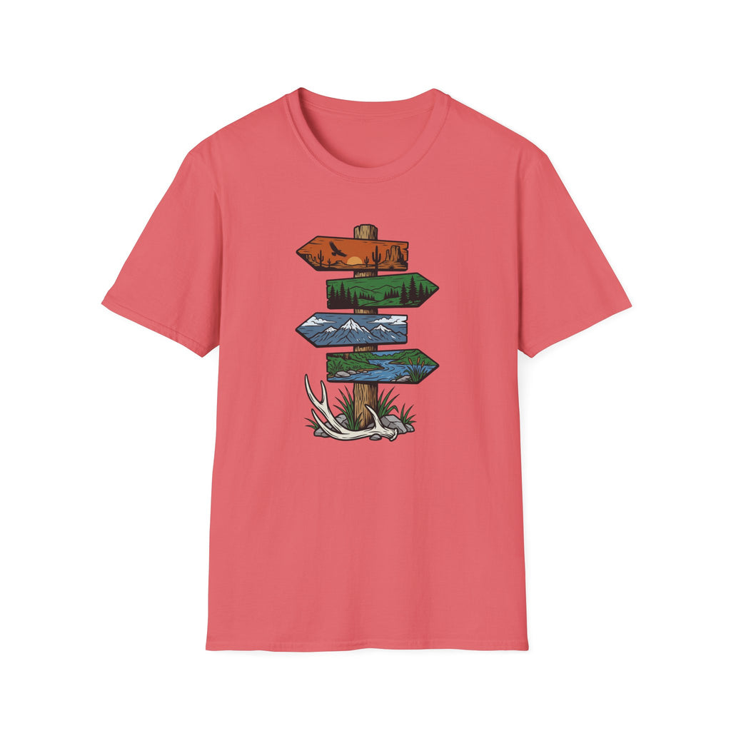 Antler Drop Signpost T-Shirt