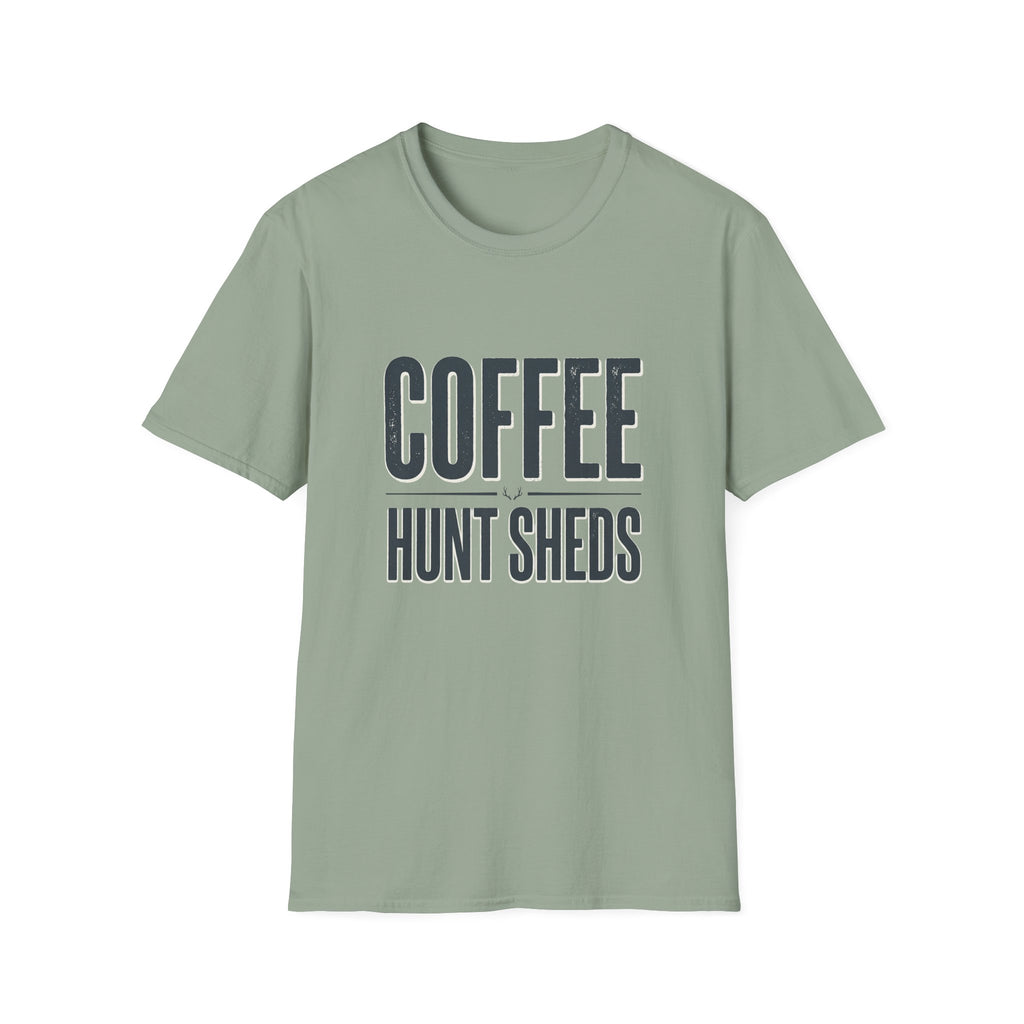 Drink Coffee & Hunt Sheds Antler T-Shirt