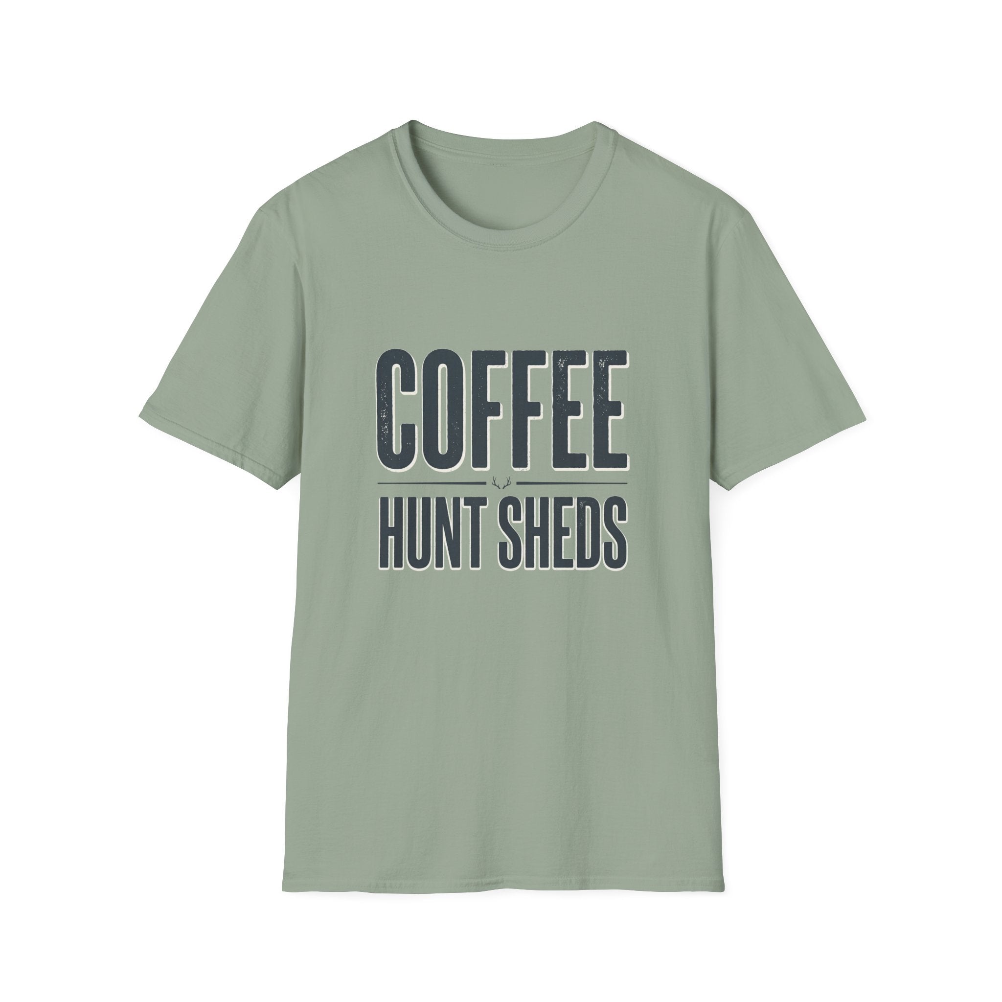 Drink Coffee & Hunt Sheds Antler T-Shirt