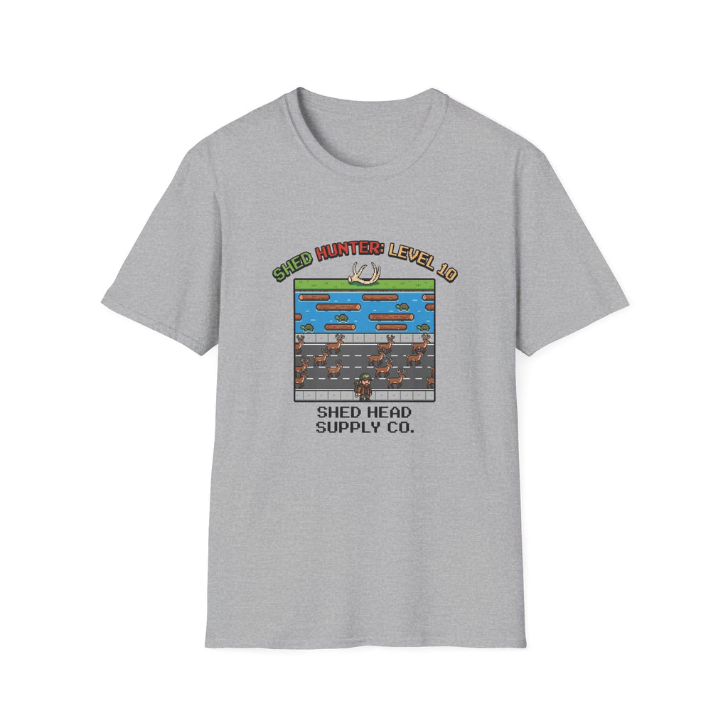 Shed Hunter 80's Video Game T-Shirt