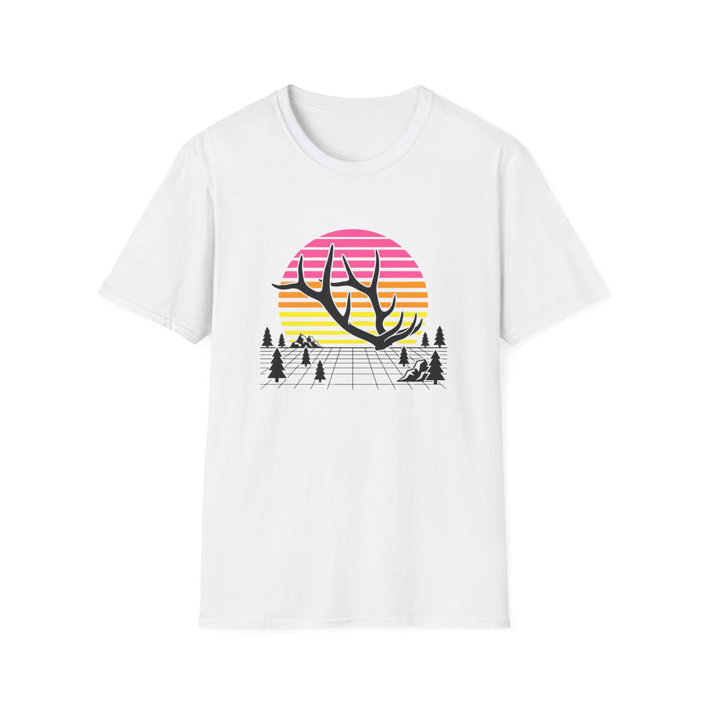 Elk Shed Grid Map T-Shirt
