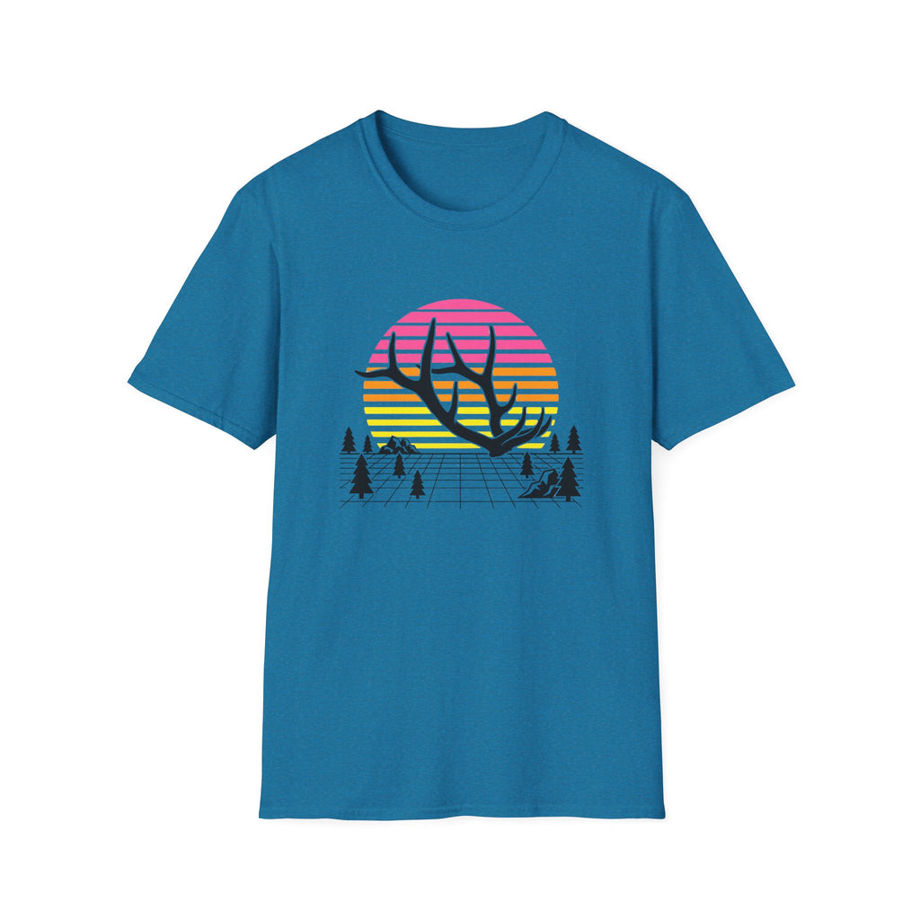 Elk Shed Grid Map T-Shirt
