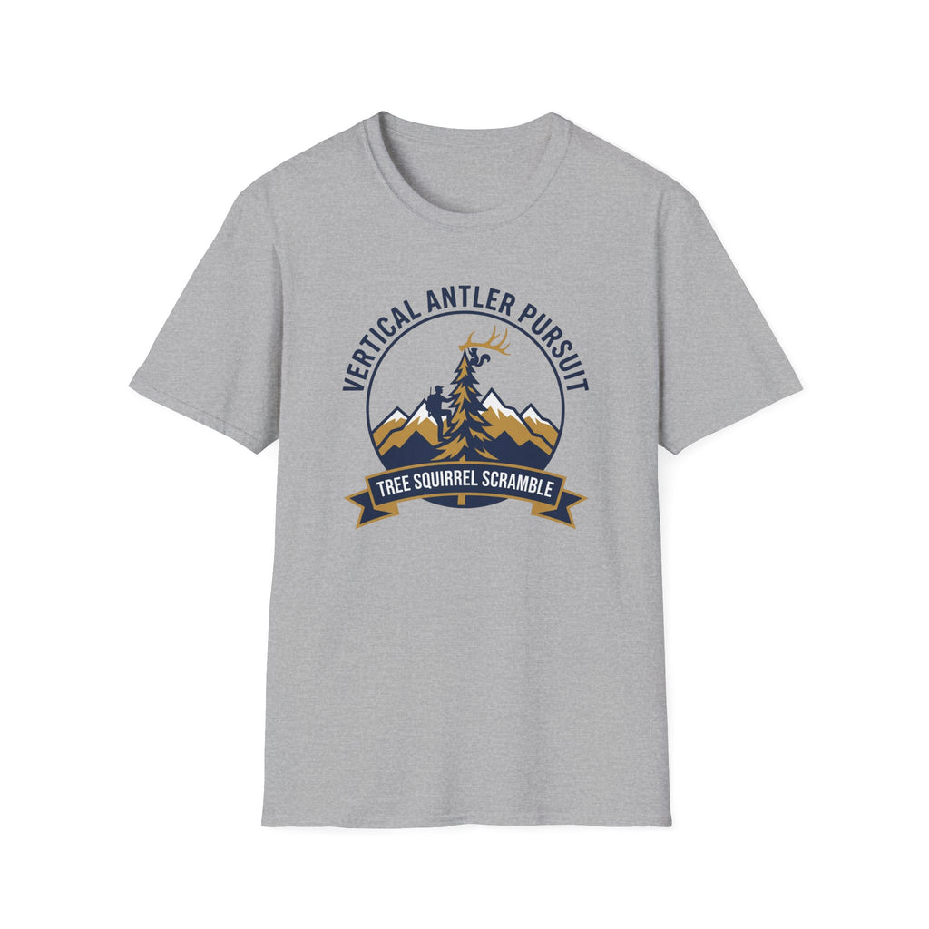 Vertical Antler Pursuit / Tree Squirrel Scramble T-Shirt