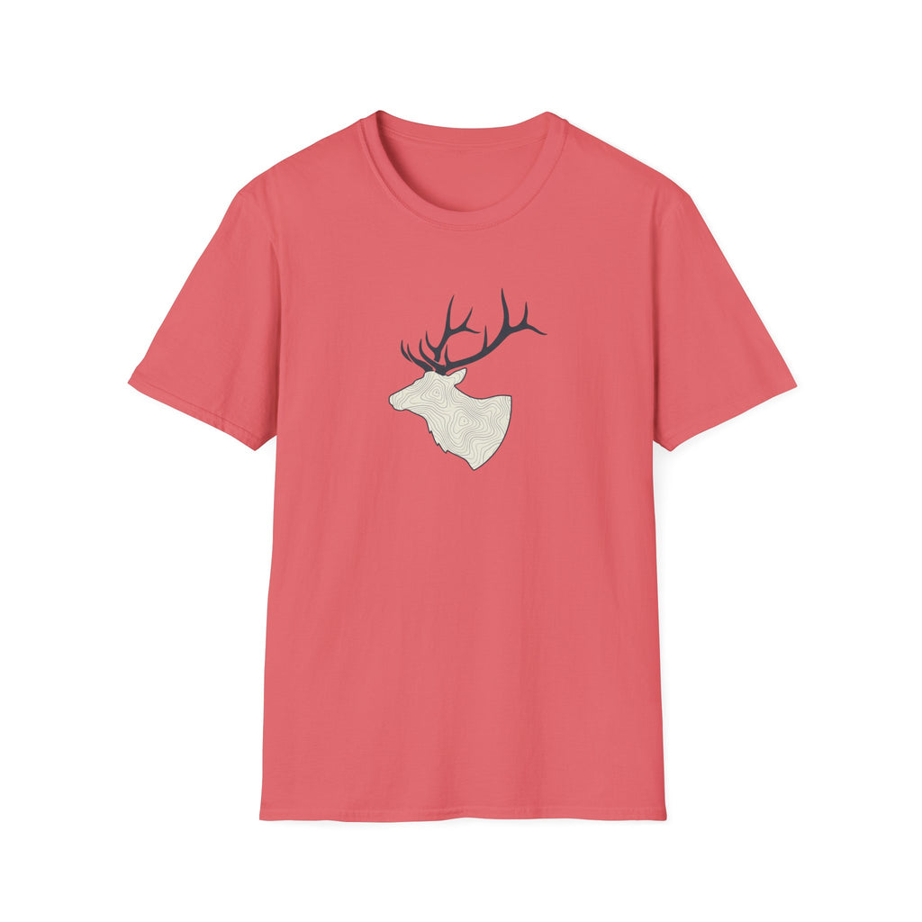 Elk Topography Silhouette T-Shirt