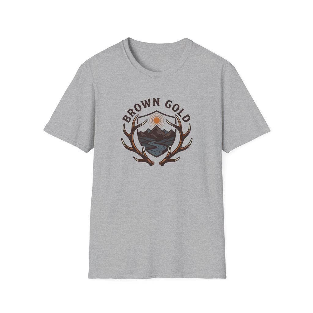 Brown Gold Shield T-Shirt
