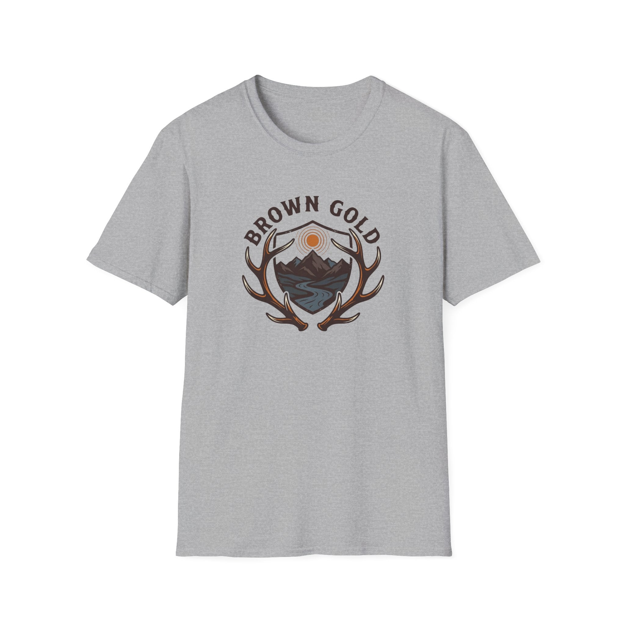 Brown Gold Shield T-Shirt