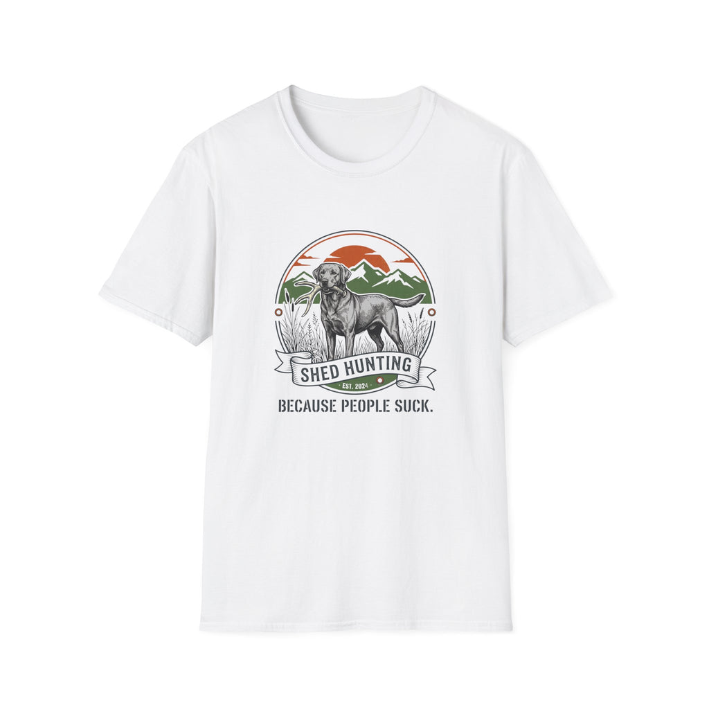 "Because People Suck" Dog with a Bone T-Shirt