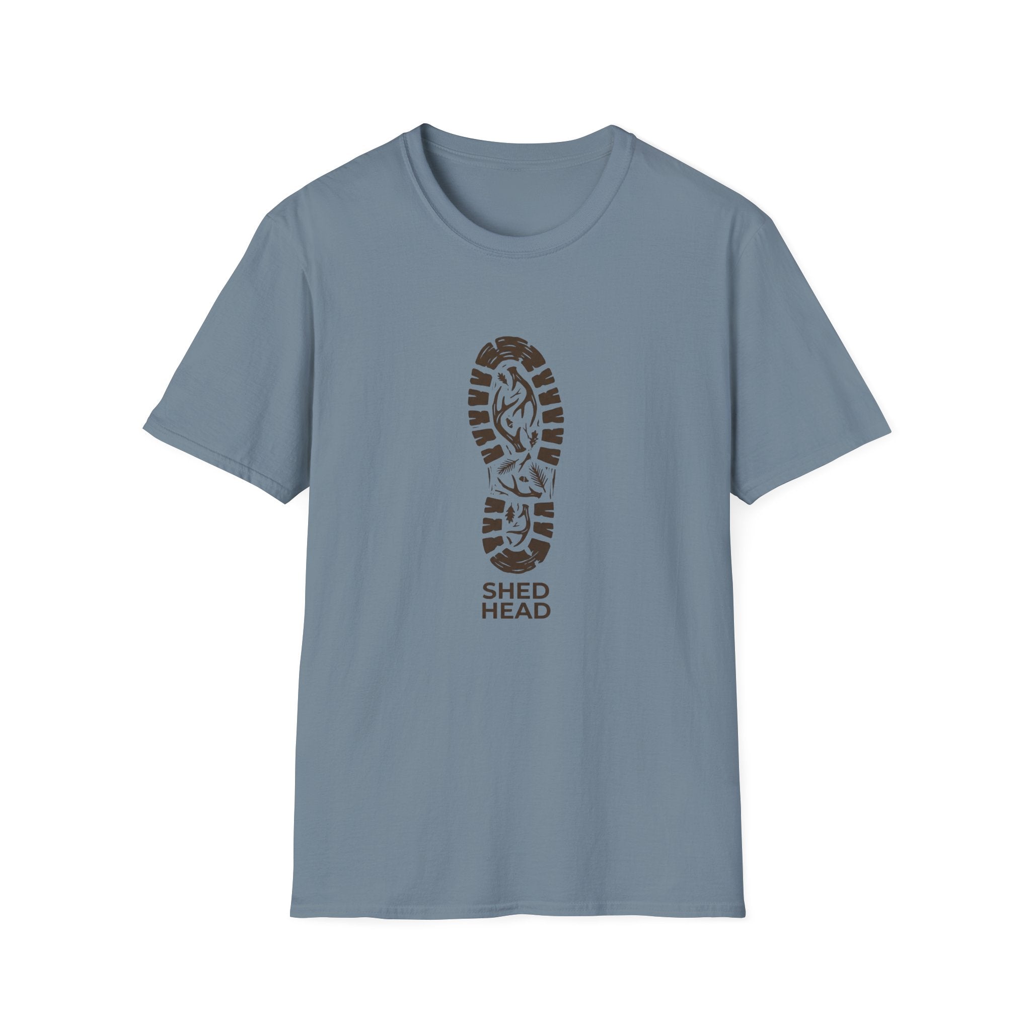 Shed Head Hiking Boot Print T-Shirt