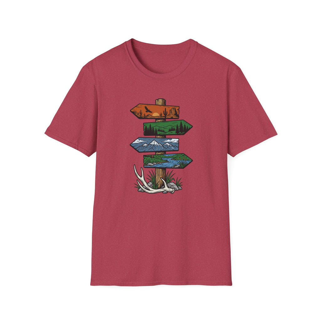 Antler Drop Signpost T-Shirt