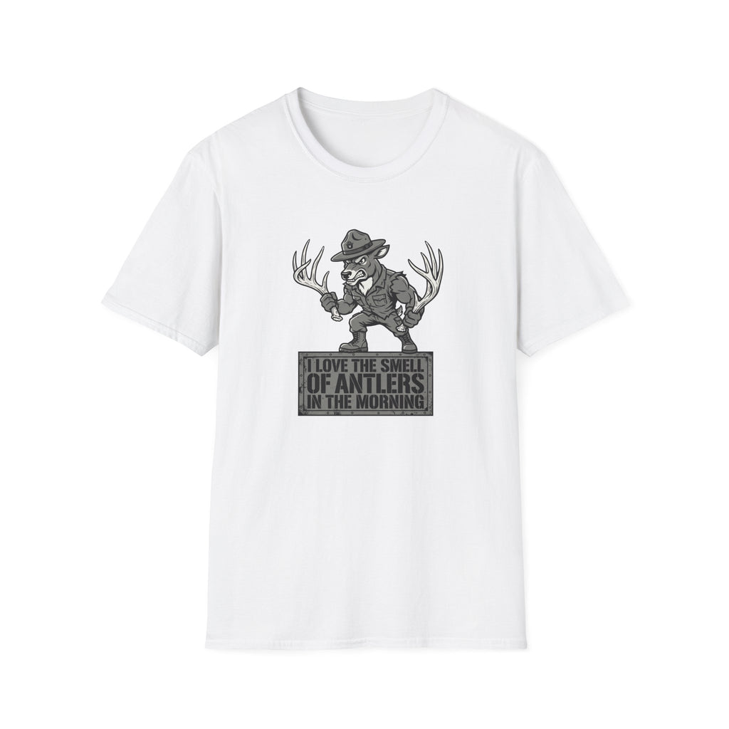 I Love the Smell of Antlers in the Morning. Deer Sargeant T-Shirt