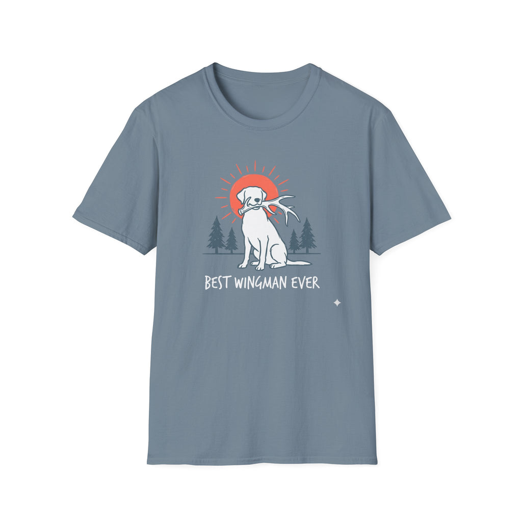 "Best Wingman Ever" Shed Hunting Dog T-Shirt