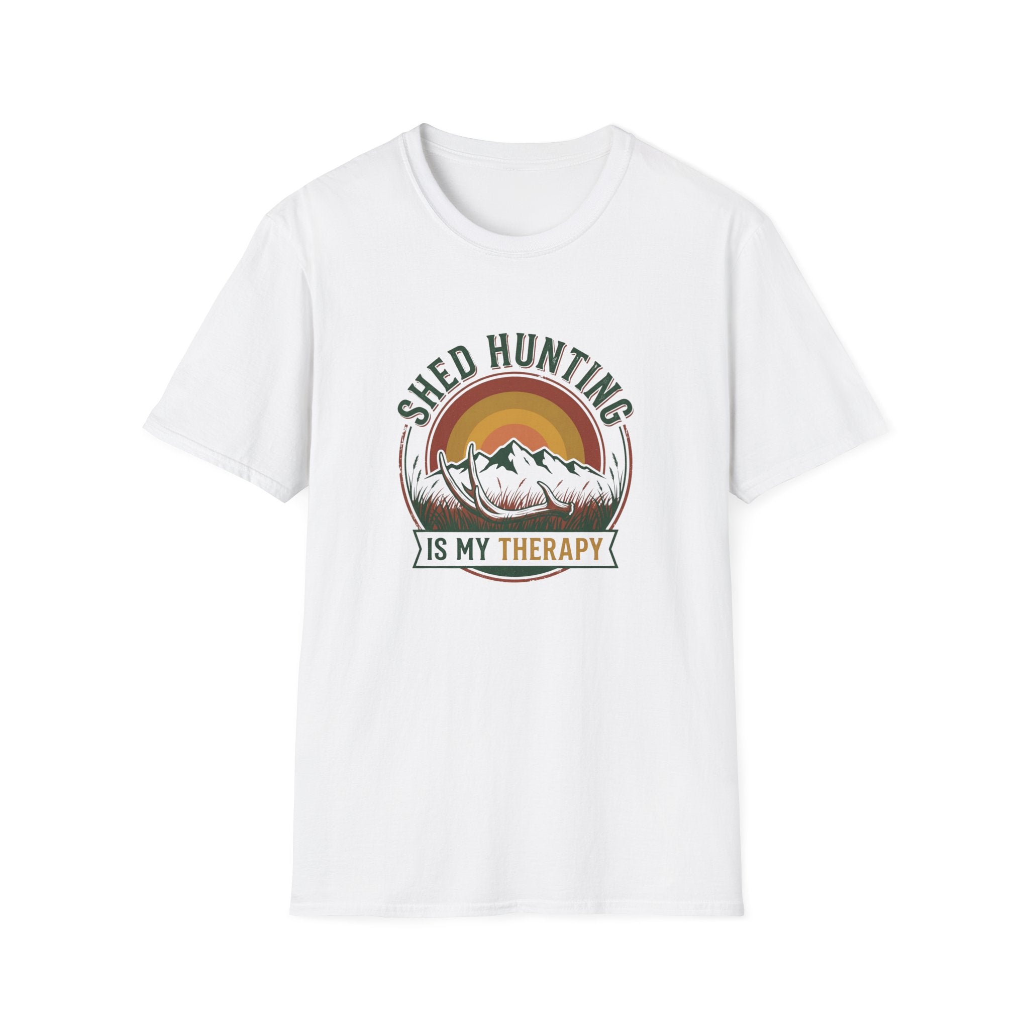 Shed Hunting is my Therapy Badge T-Shirt