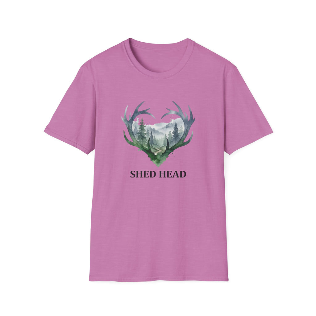 Shed Head Antler Watercolor T-Shirt