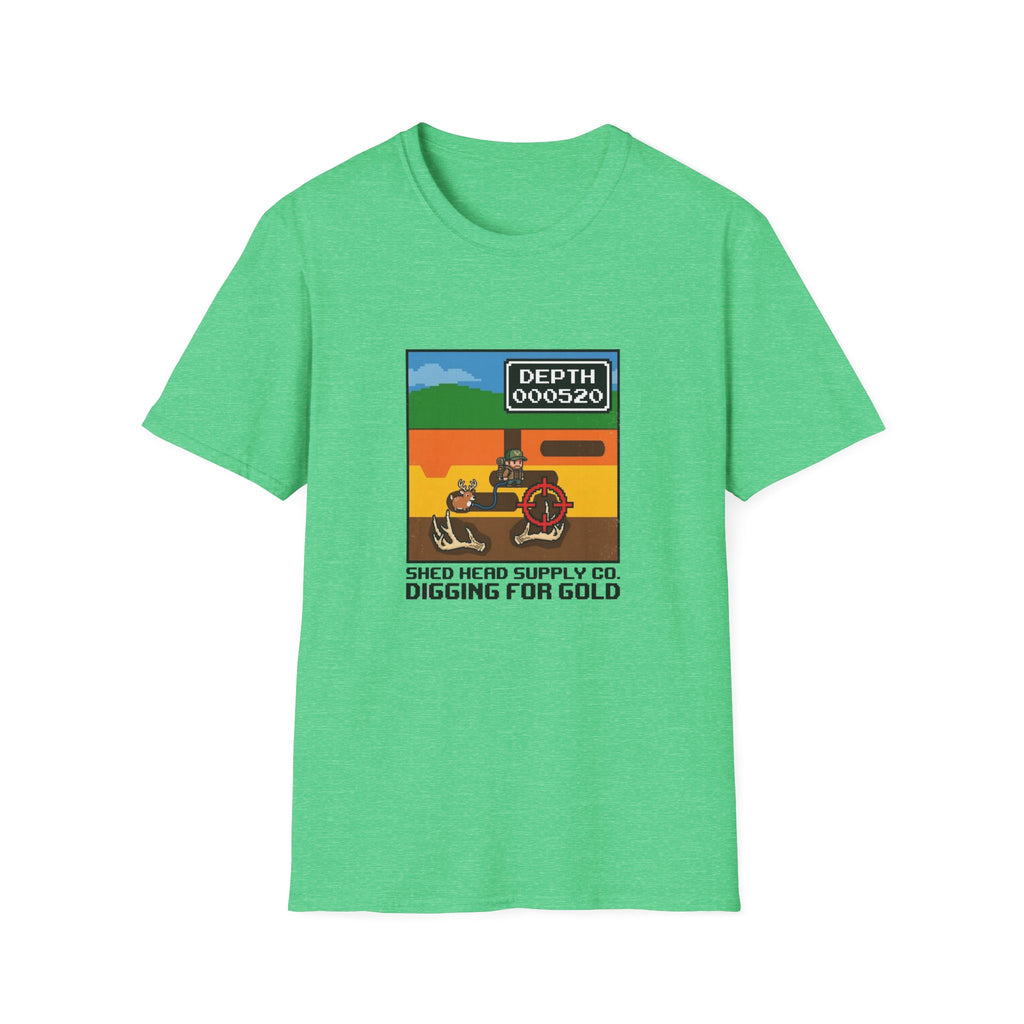 Digging For Gold 80's Video Game T-Shirt