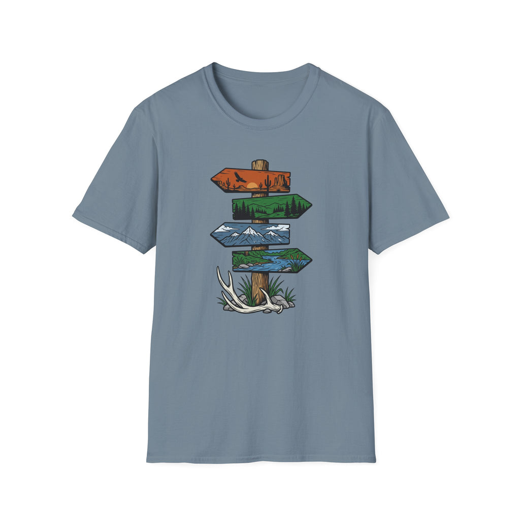 Antler Drop Signpost T-Shirt