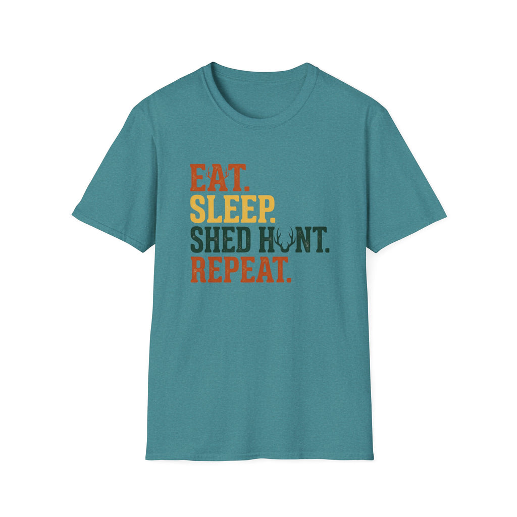 Eat. Sleep. Shed Hunt. Repeat. Antler T-Shirt