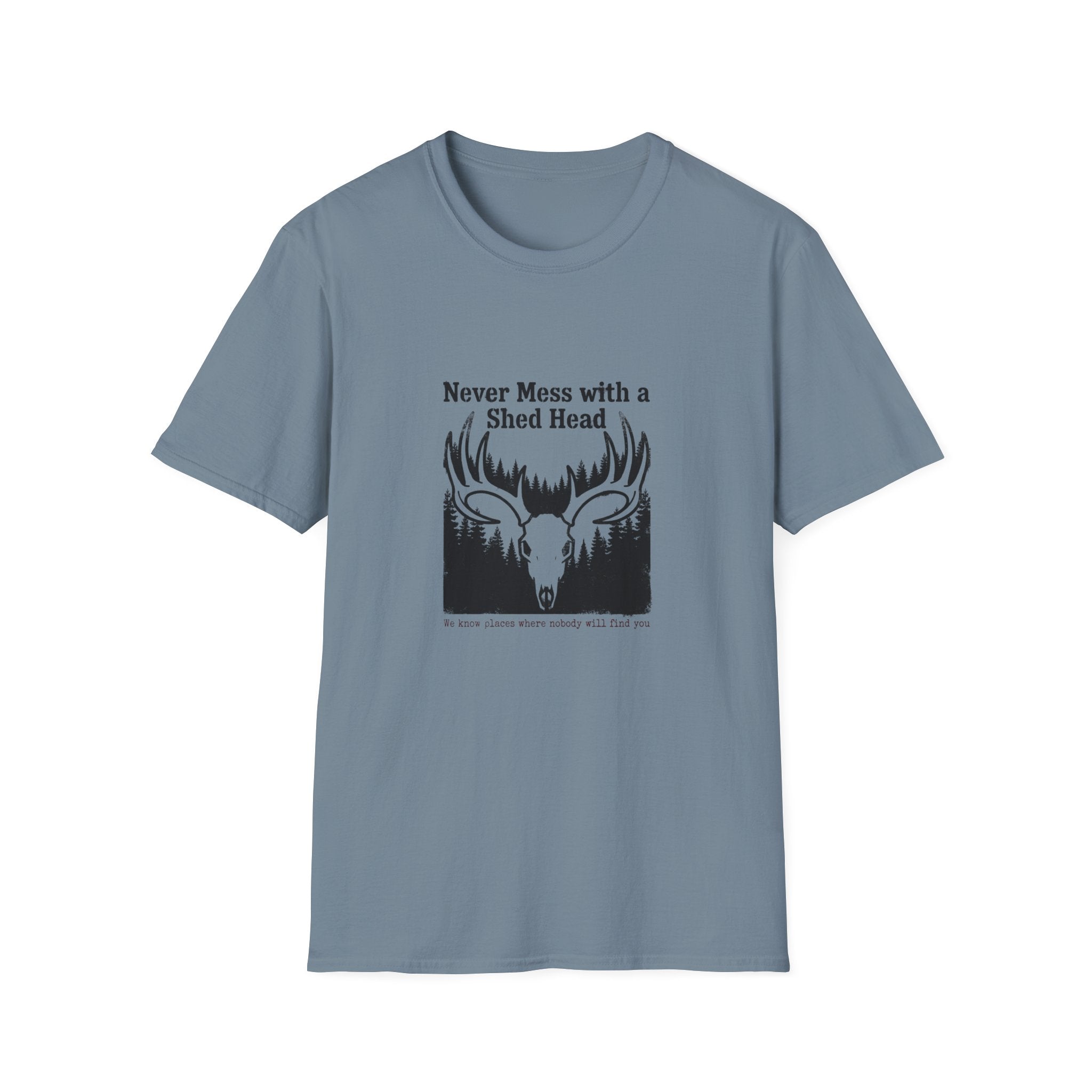 Never Mess With A Shed Head Skull T-Shirt