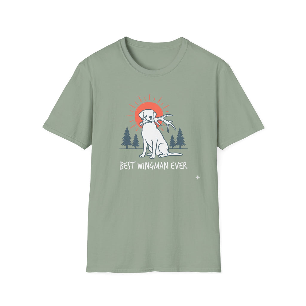 "Best Wingman Ever" Shed Hunting Dog T-Shirt