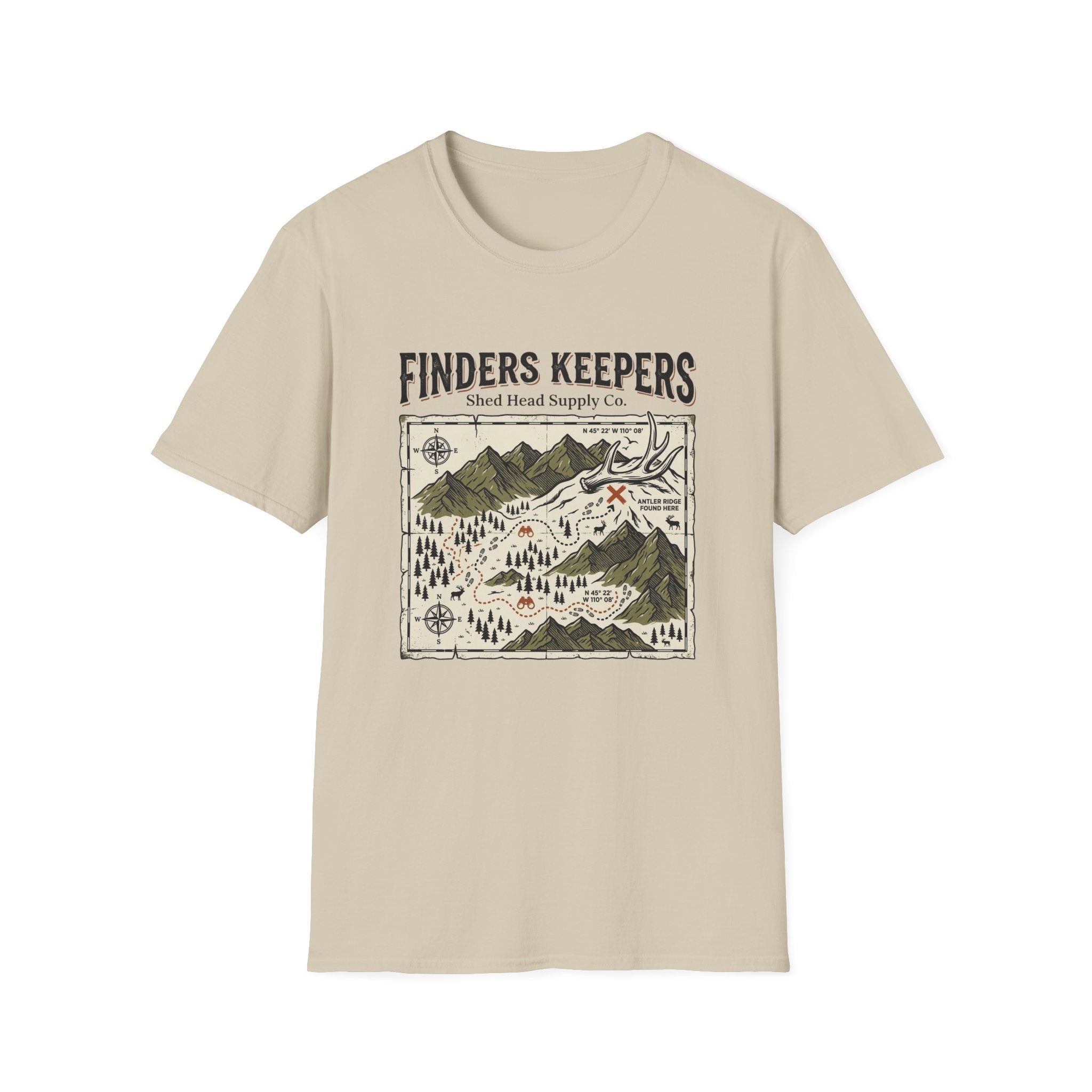 Finders Keepers Treasure Map T-Shirt