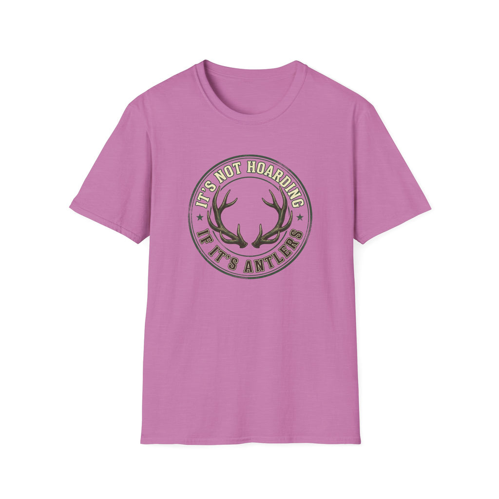 It's Not Hoarding if it's Antlers Badge T-Shirt