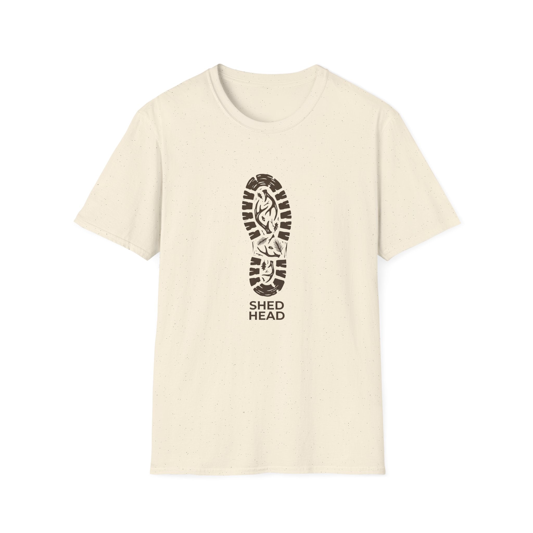 Shed Head Hiking Boot Print T-Shirt