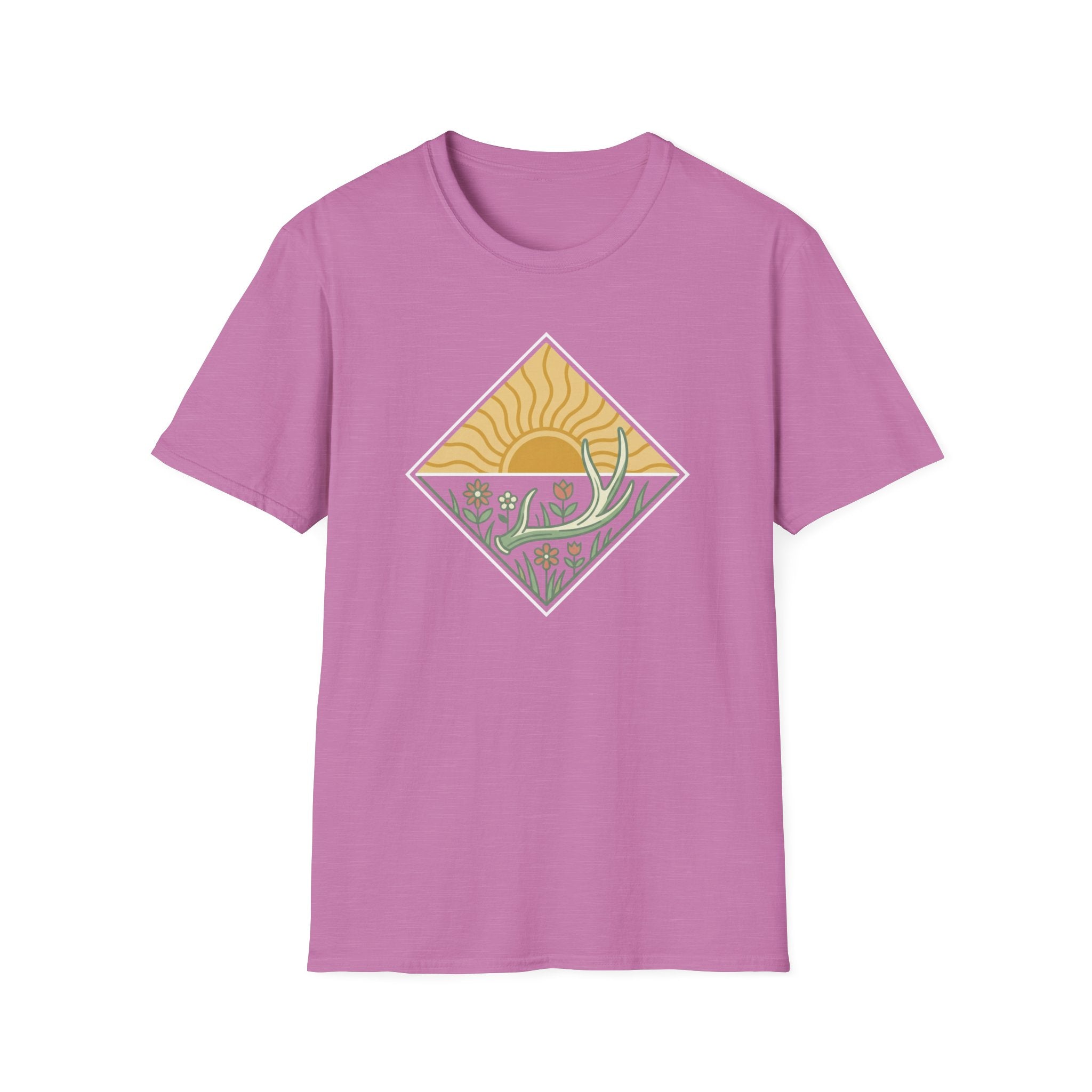 Antler Shed & Wildflowers Diamond T-Shirt