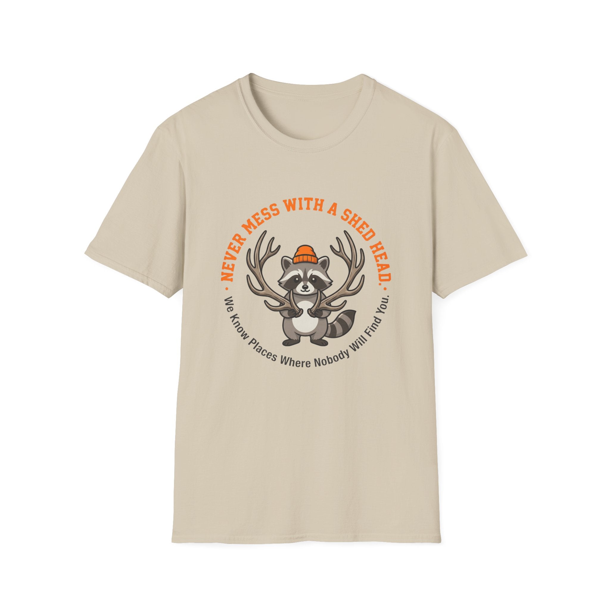 Never Mess With A Shed Head Raccoon T-Shirt