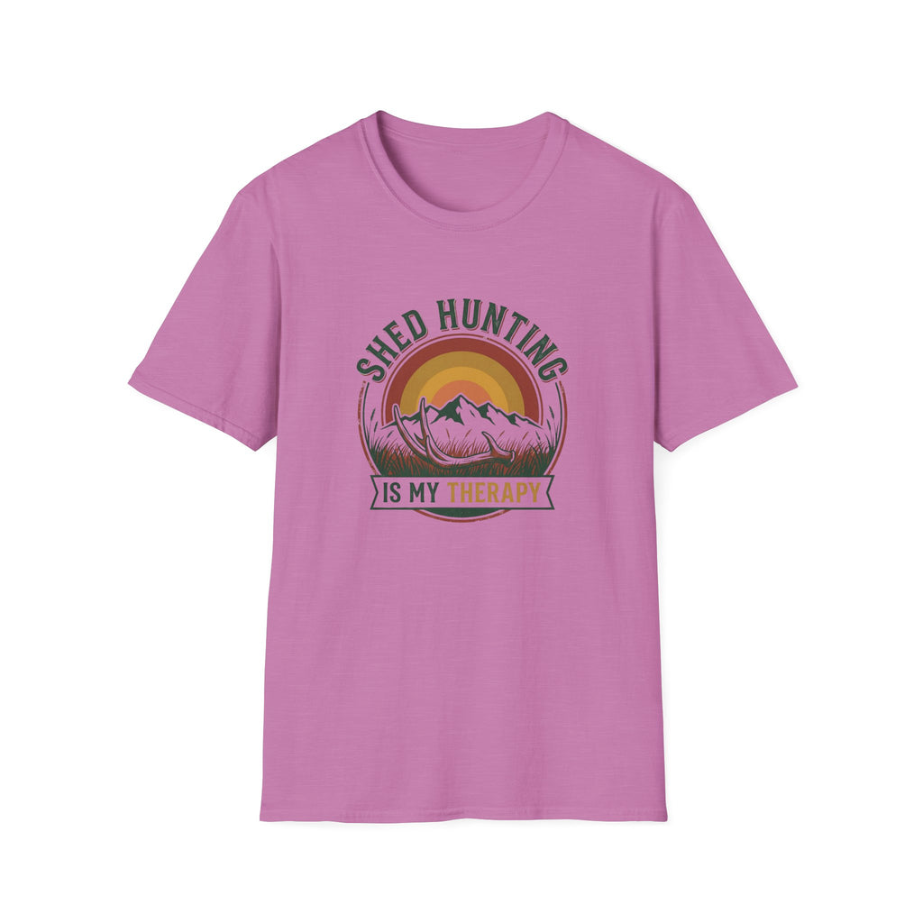 Shed Hunting is my Therapy Badge T-Shirt