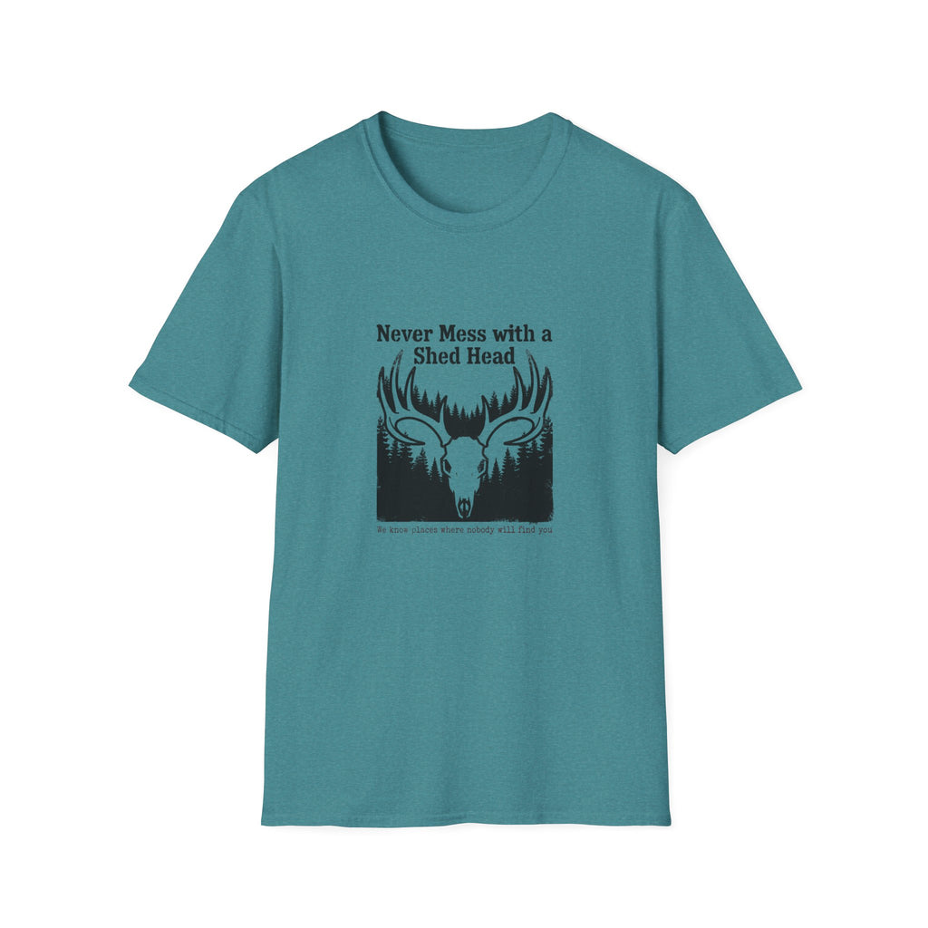 Never Mess With A Shed Head Skull T-Shirt