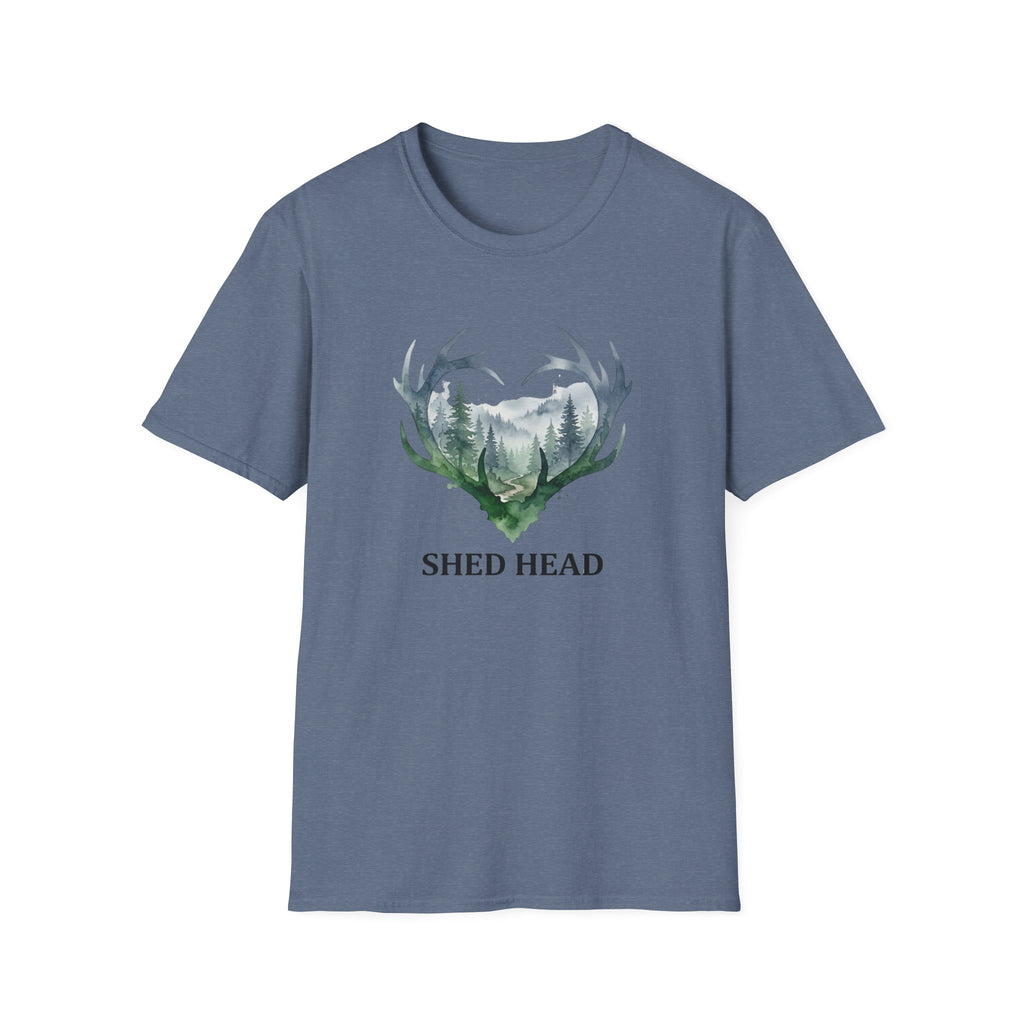 Shed Head Antler Watercolor T-Shirt