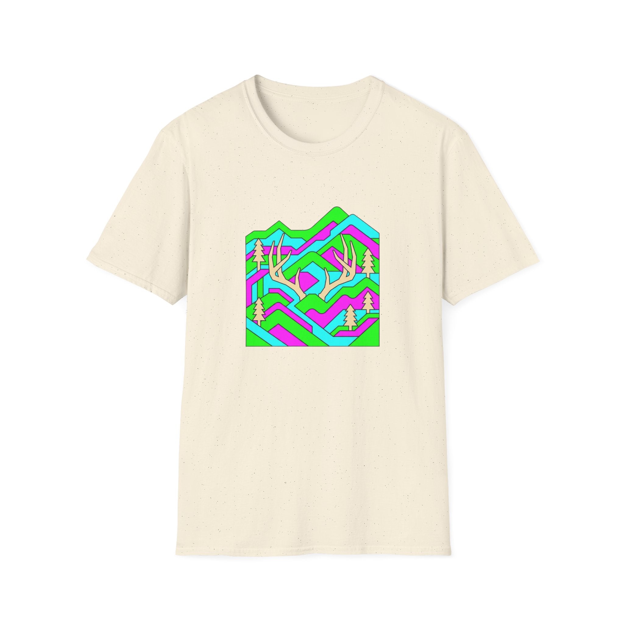 Neon Mountain Sheds T-Shirt