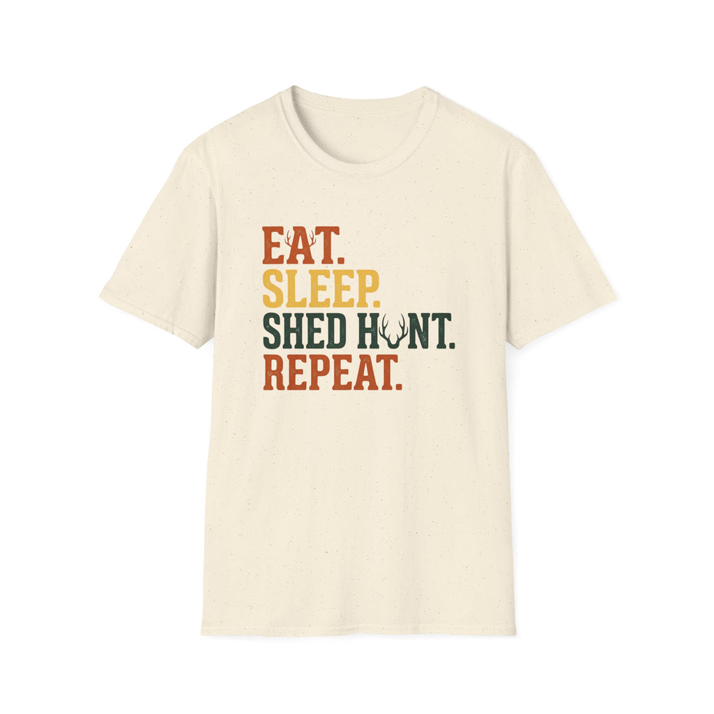 Eat. Sleep. Shed Hunt. Repeat. Antler T-Shirt
