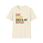 Eat. Sleep. Shed Hunt. Repeat. Antler T-Shirt