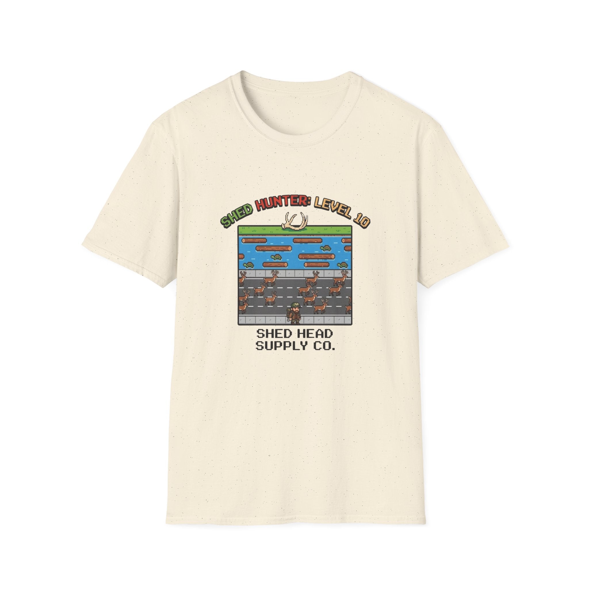 Shed Hunter 80's Video Game T-Shirt