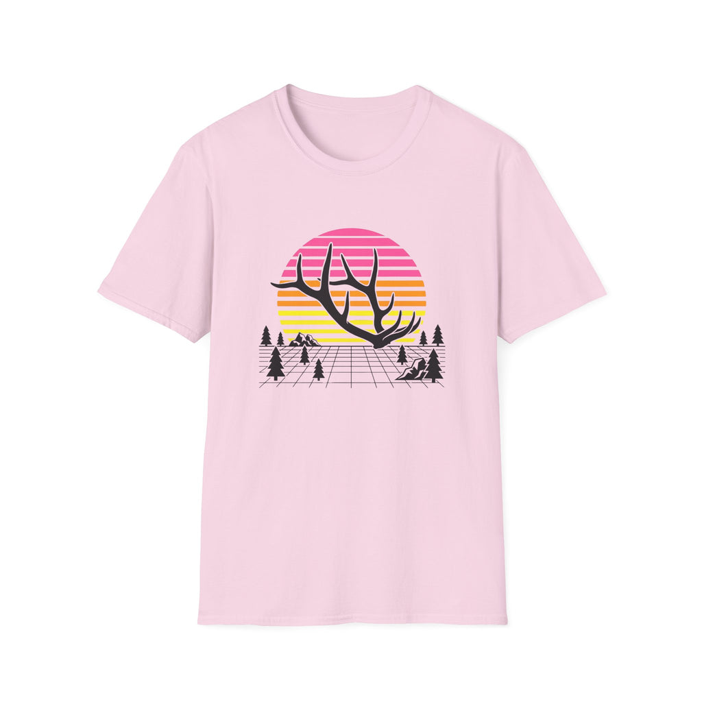 Elk Shed Grid Map T-Shirt